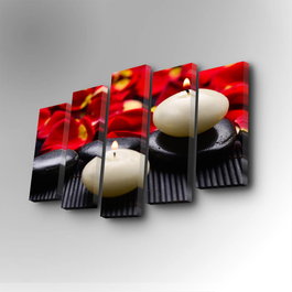 Wallity Cuadro Decorativo en Lienzo 5 Piezas 5PUC-045
